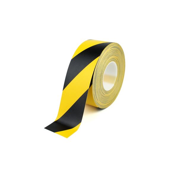 Jelzőszalag öntapadós sárga-fekete 33mx100mm